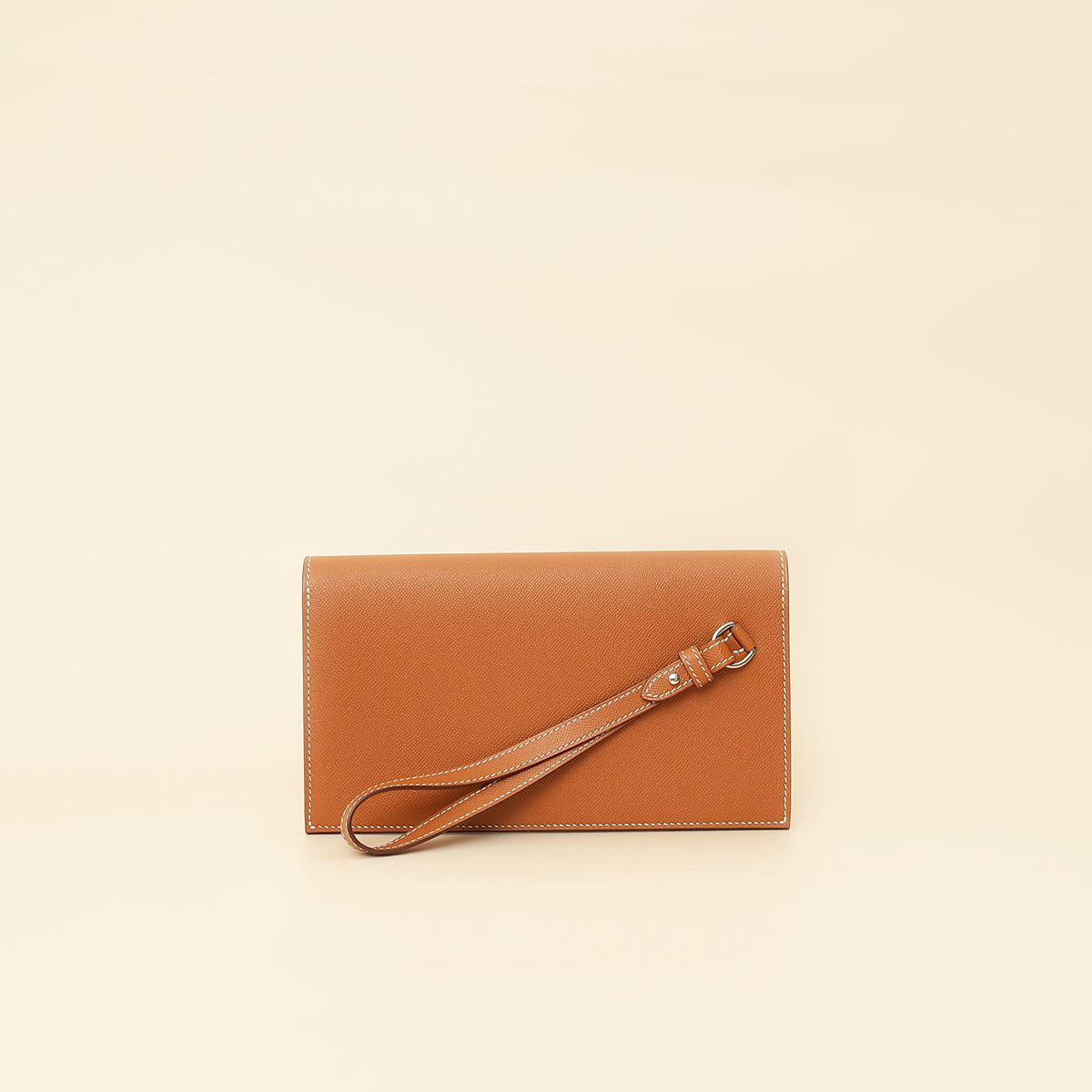 Hermes Gold Madame Kelly Pocket Long Wallet-Hermes-THE CLOSET