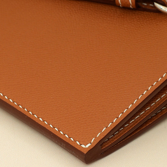 Hermes Gold Madame Kelly Pocket Long Wallet-Hermes-THE CLOSET