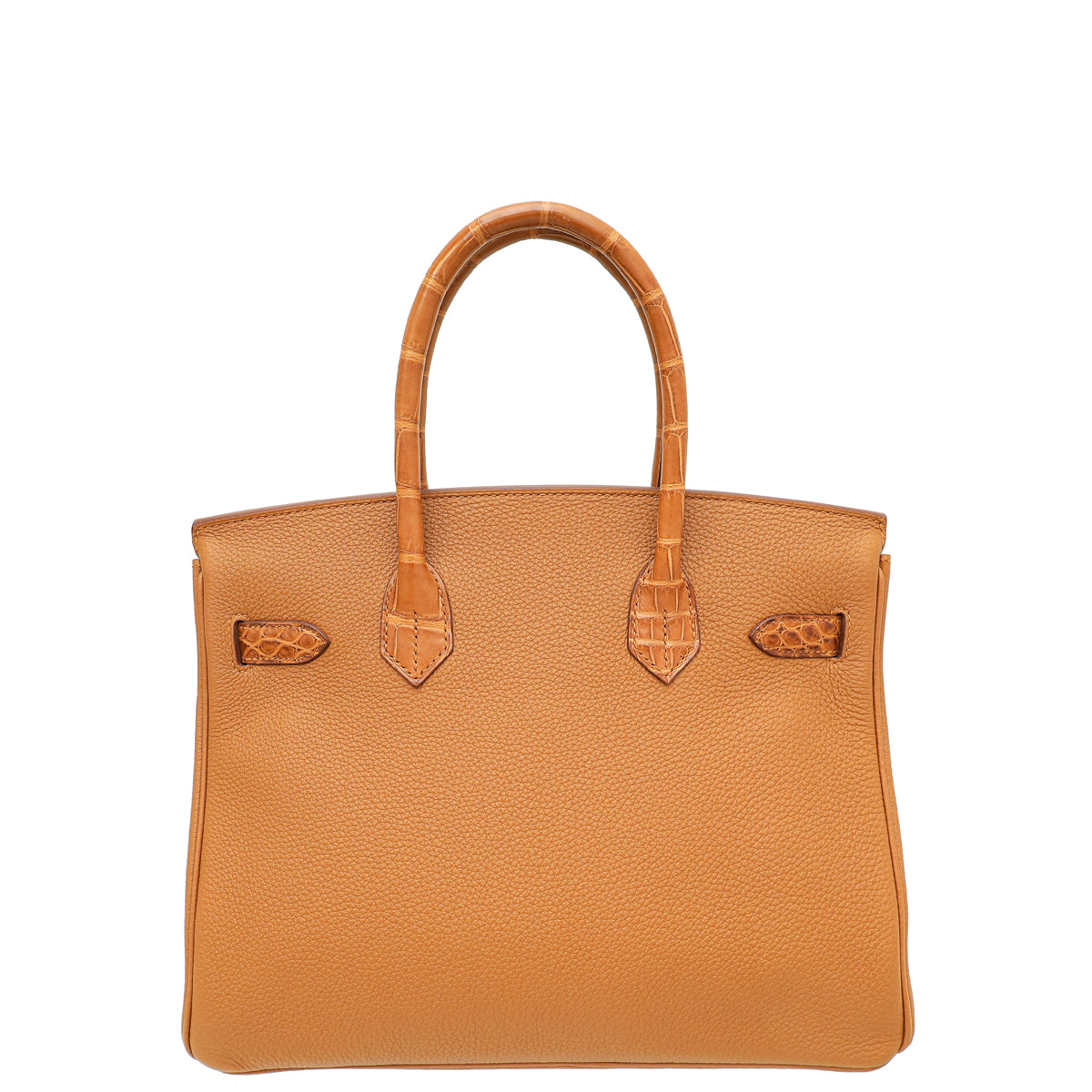 Hermes Gold Mississippi Alligator Matte Birkin 30 Touch Bag-Hermes-THE CLOSET