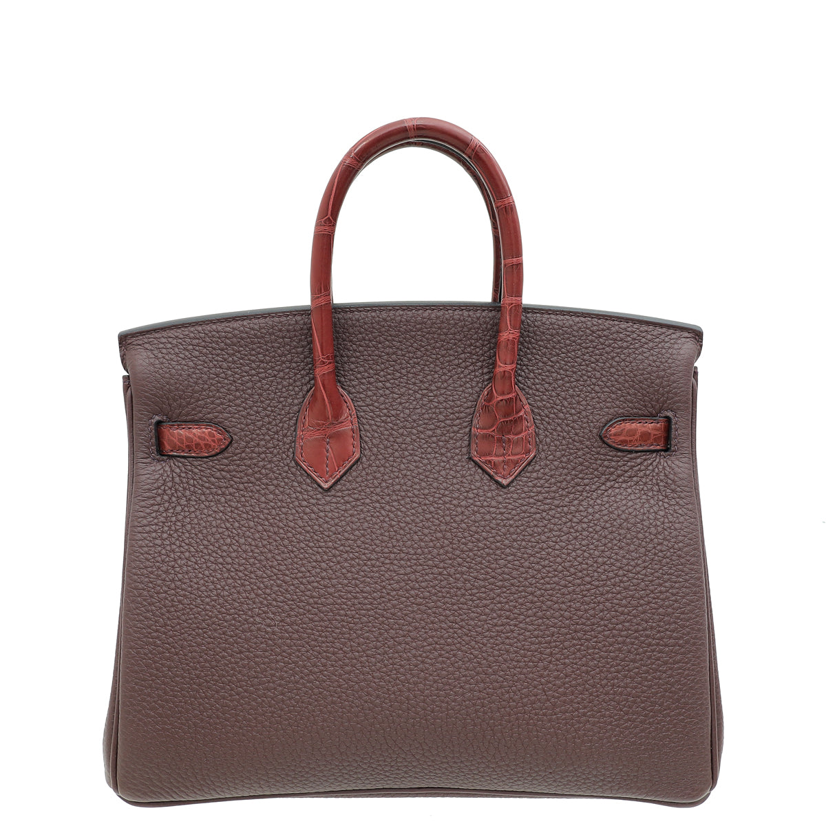 Hermes Bicolor Matte Alligator Birkin 25 Touch Bag