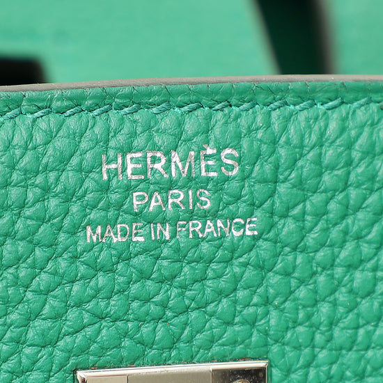 Hermes Vert Vertigo Birkin 25 Retourne Bag-Hermes-THE CLOSET