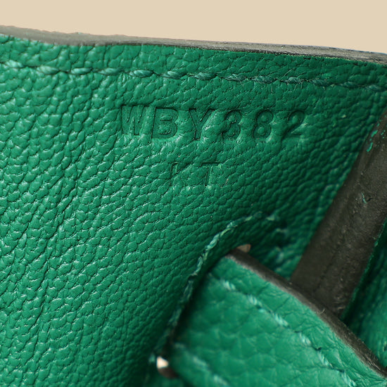 Hermes Vert Vertigo Birkin 25 Retourne Bag-Hermes-THE CLOSET