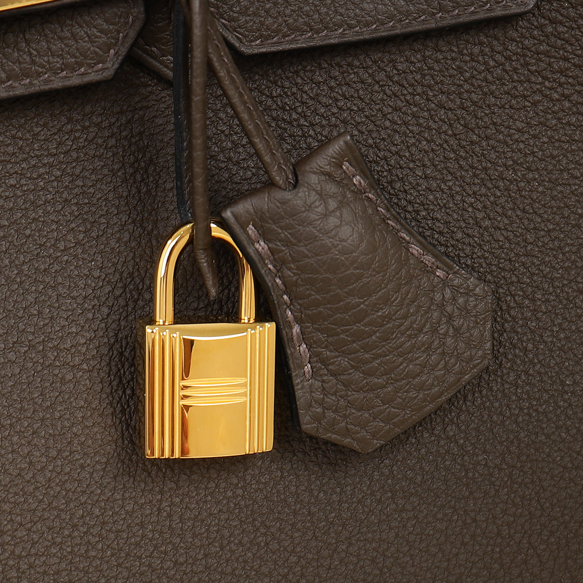 Hermes Ecorce Togo Retourne Birkin 25 Bag — image 11 of 15