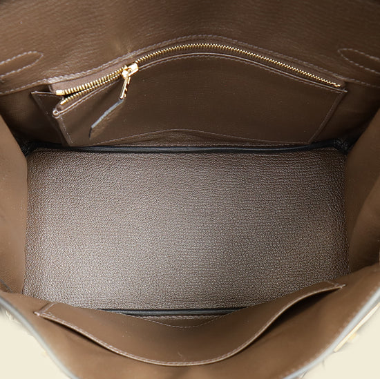 Hermes Ecorce Togo Retourne Birkin 25 Bag