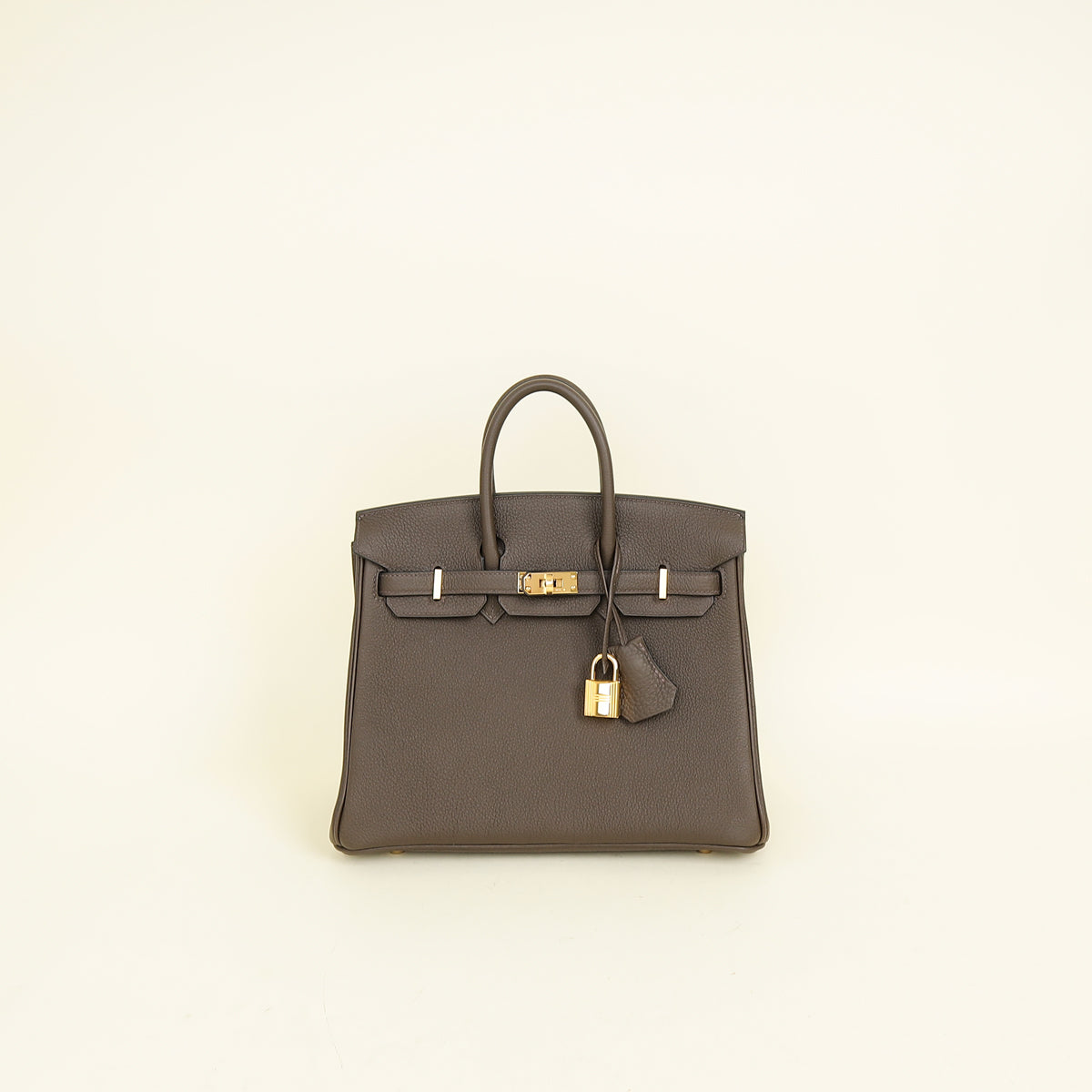 Hermes Ecorce Togo Retourne Birkin 25 Bag