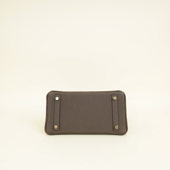 Hermes Ecorce Togo Retourne Birkin 25 Bag