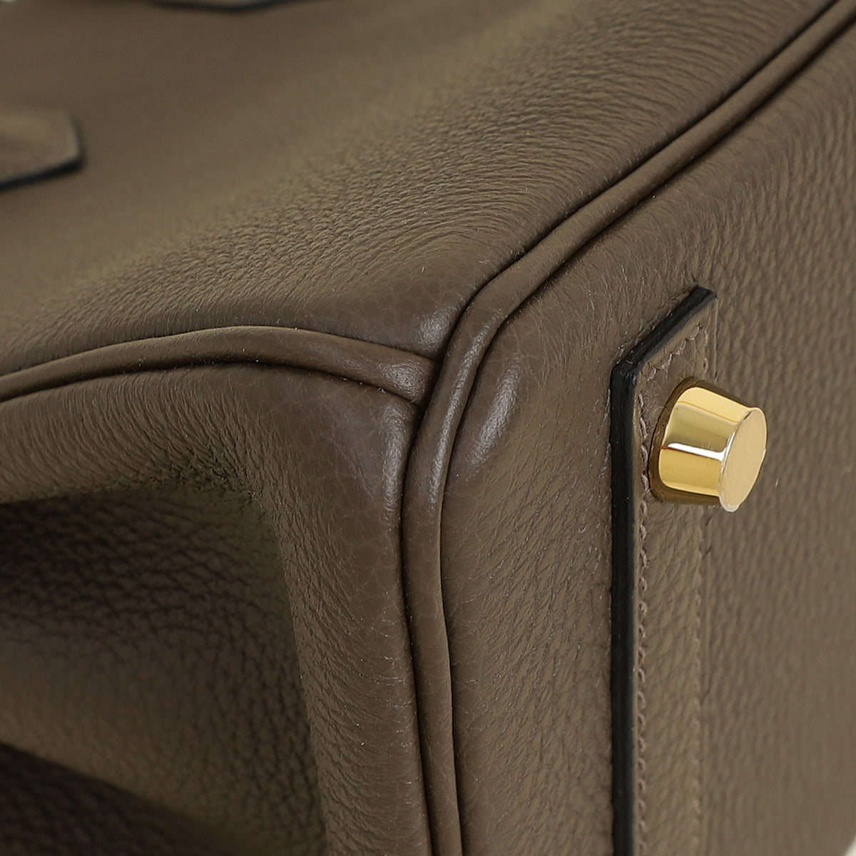 Hermes Ecorce Togo Retourne Birkin 25 Bag