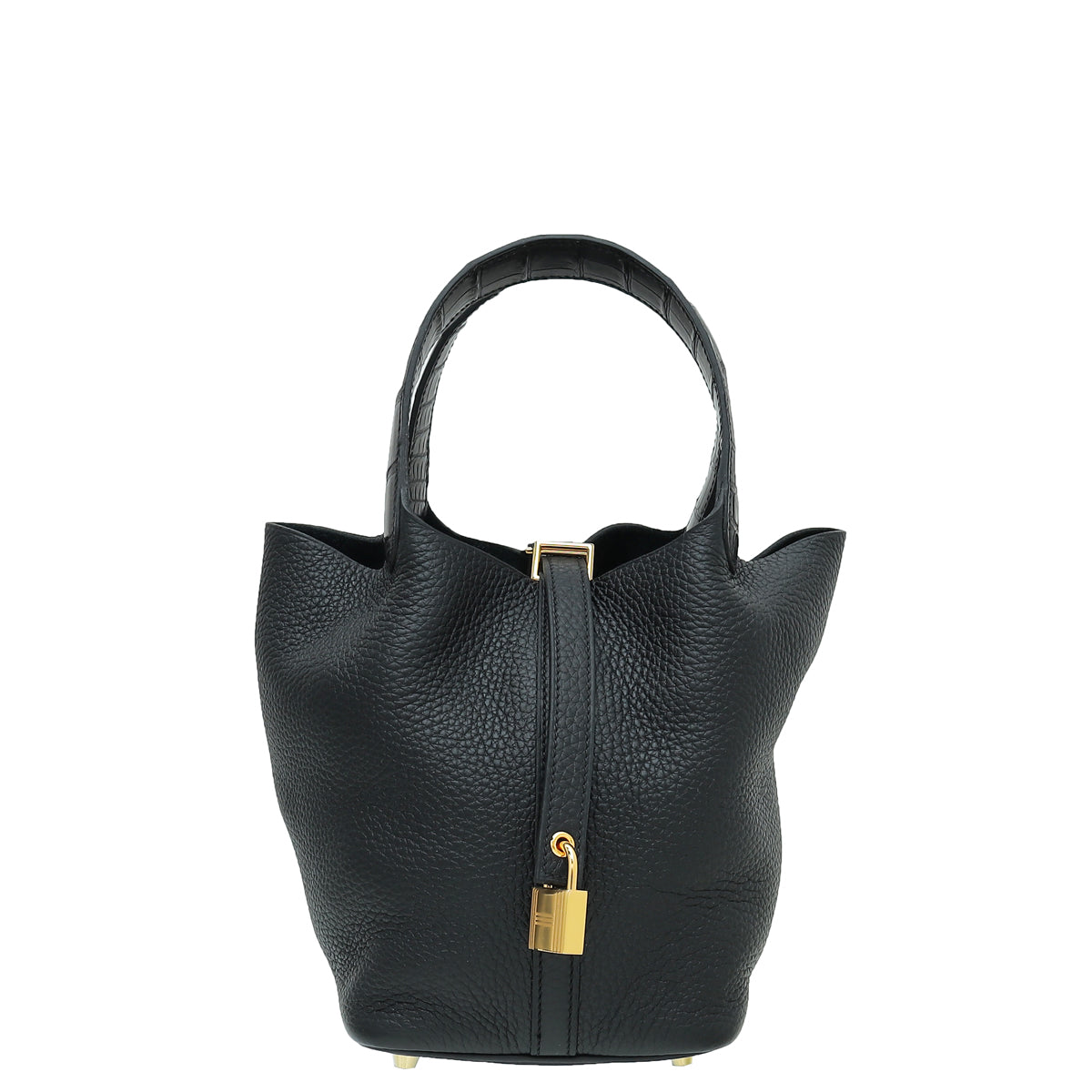 Hermes Noir Picotin Lock 18 Touch Bag-Hermes-THE CLOSET