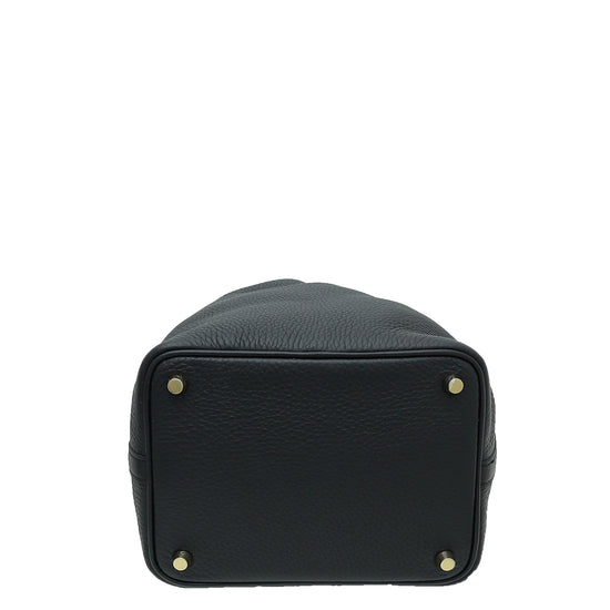 Hermes Noir Picotin Lock 18 Touch Bag