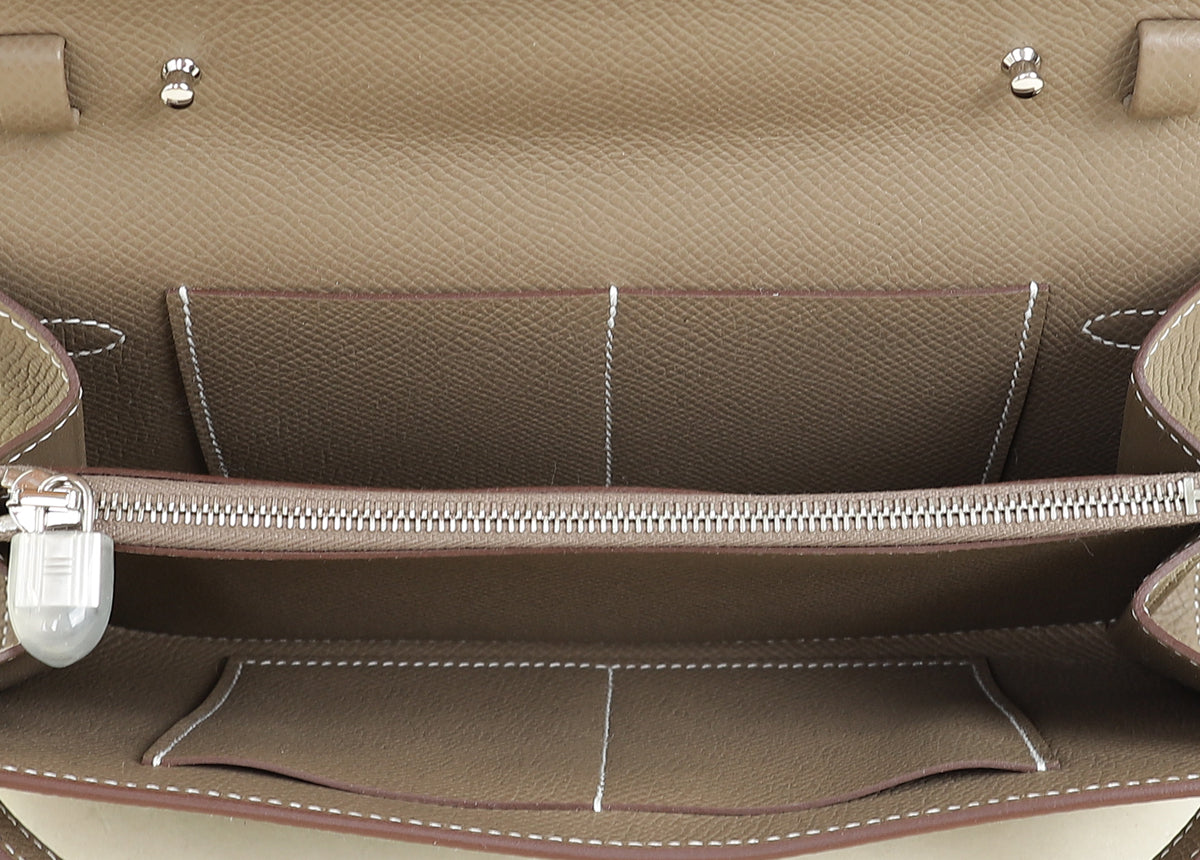 Hermes Etoupe Kelly To Go Wallet