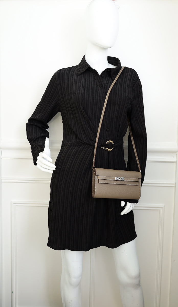 Hermes Etoupe Kelly To Go Wallet