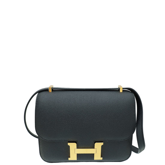 Hermes Noir Constance III Mini 18 Bag