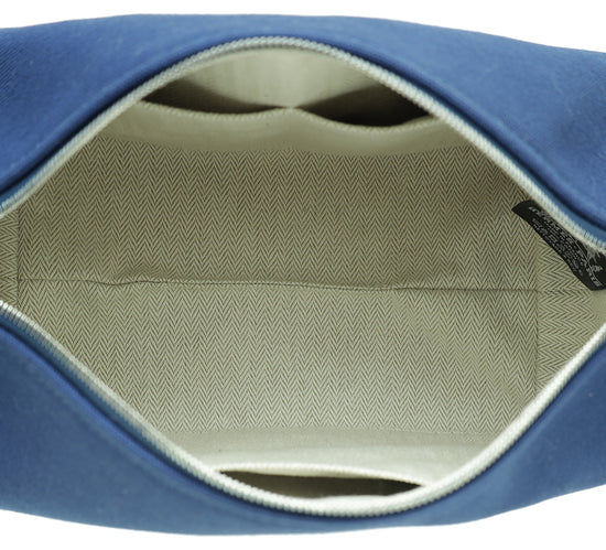 Bride à brac clutch bag Hermès Blue in Cotton - 33501379