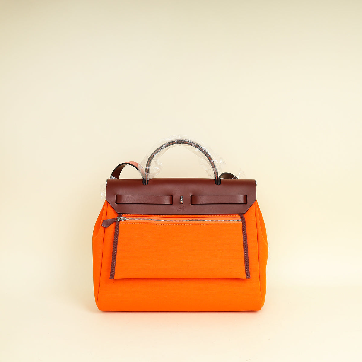 Hermes Bicolor Herbag Zip Laque 31 PM Bag