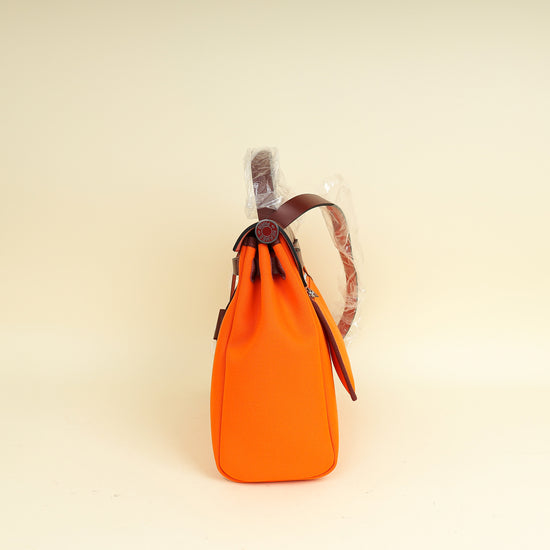 Hermes Bicolor Herbag Zip Laque 31 PM Bag