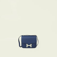 Hermes Bleu Saphire Constance III Mini Epsom Leather Bag