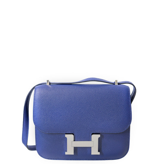 Hermes Bleu Saphire Constance III Mini Bag