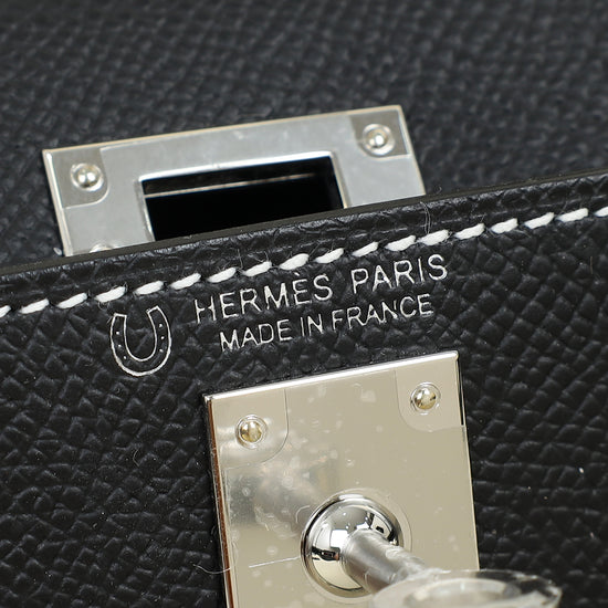 Hermes Noir HSS Mini Kelly Bag