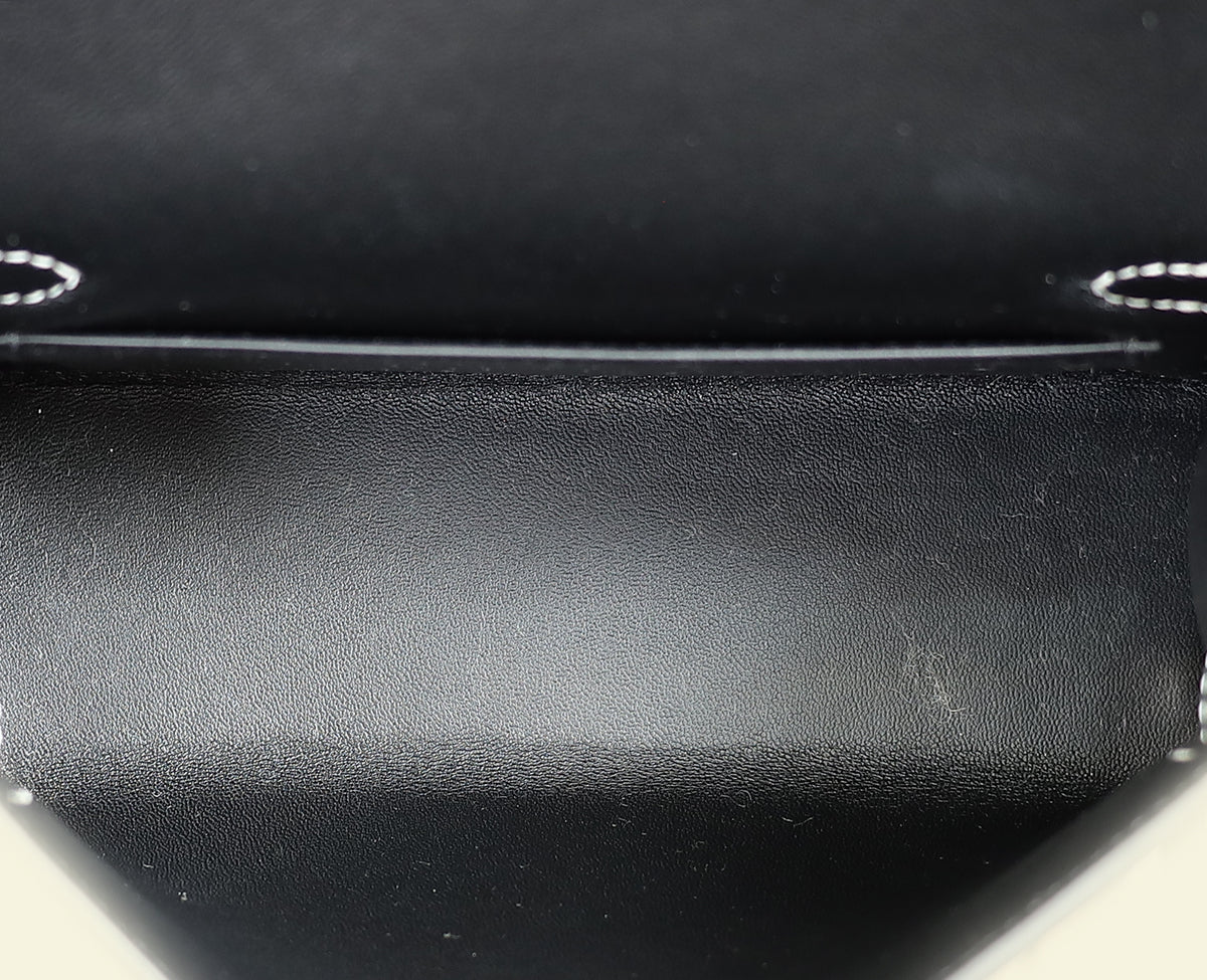 Hermes Noir HSS Mini Kelly Bag