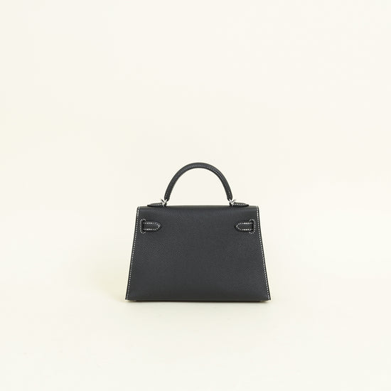 Hermes Noir HSS Mini Kelly Bag
