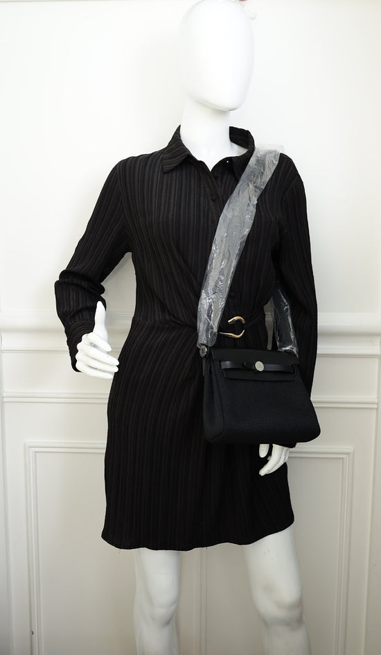 Hermes Noir Herbag Zip 20 Bag