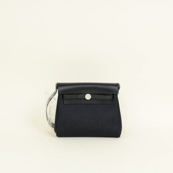 Hermes Noir Herbag Zip 20 Bag