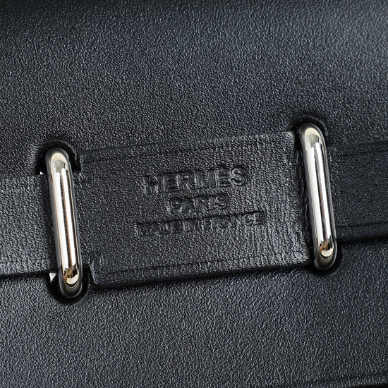 Hermes Noir Herbag Zip 20 Bag