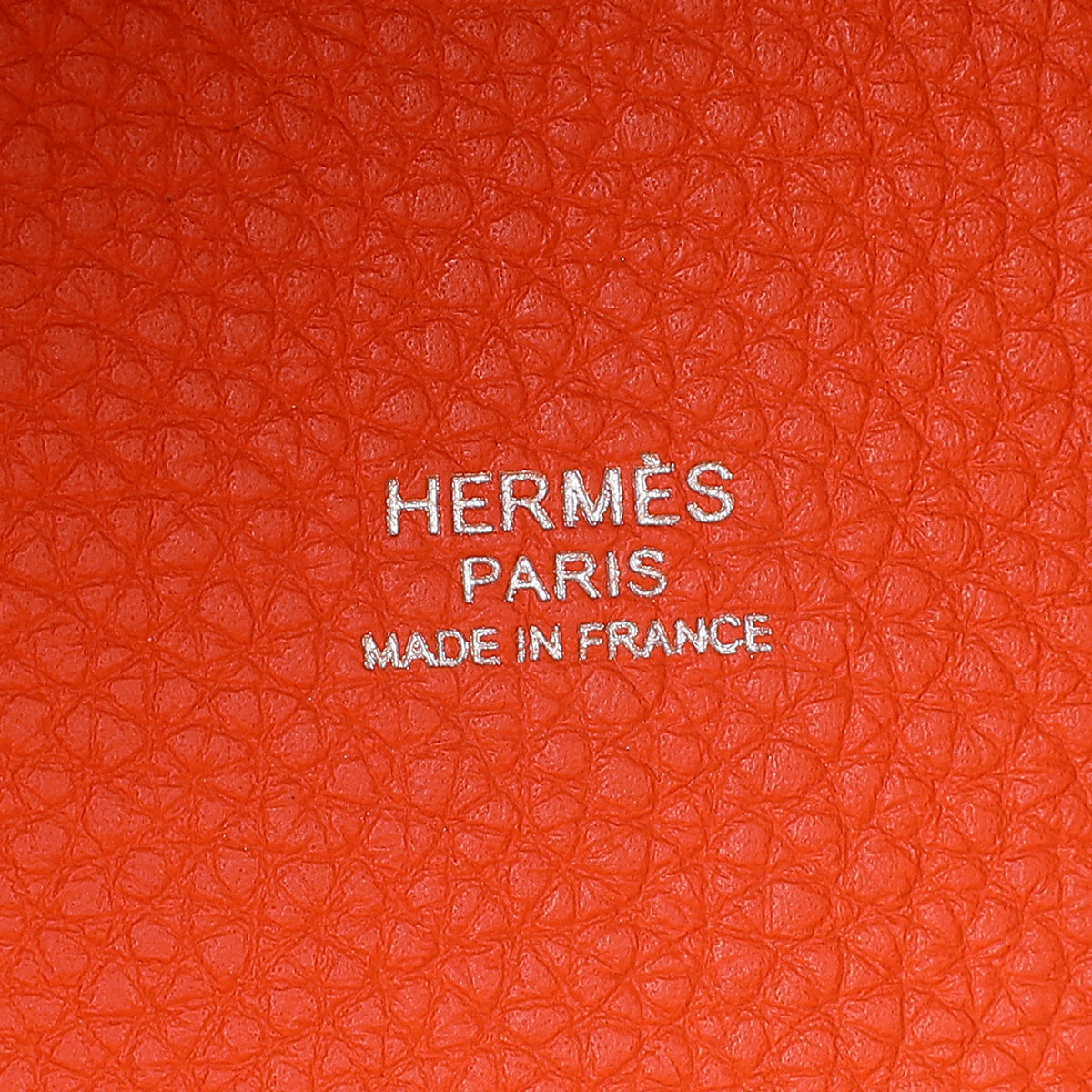 Hermes Orange Poppy Picotin Lock 18 Bag