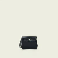 Hermes Noir Herbag Zip 20 Mini Bag