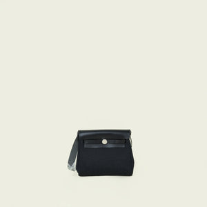 Hermes Noir Herbag Zip 20 Mini Bag
