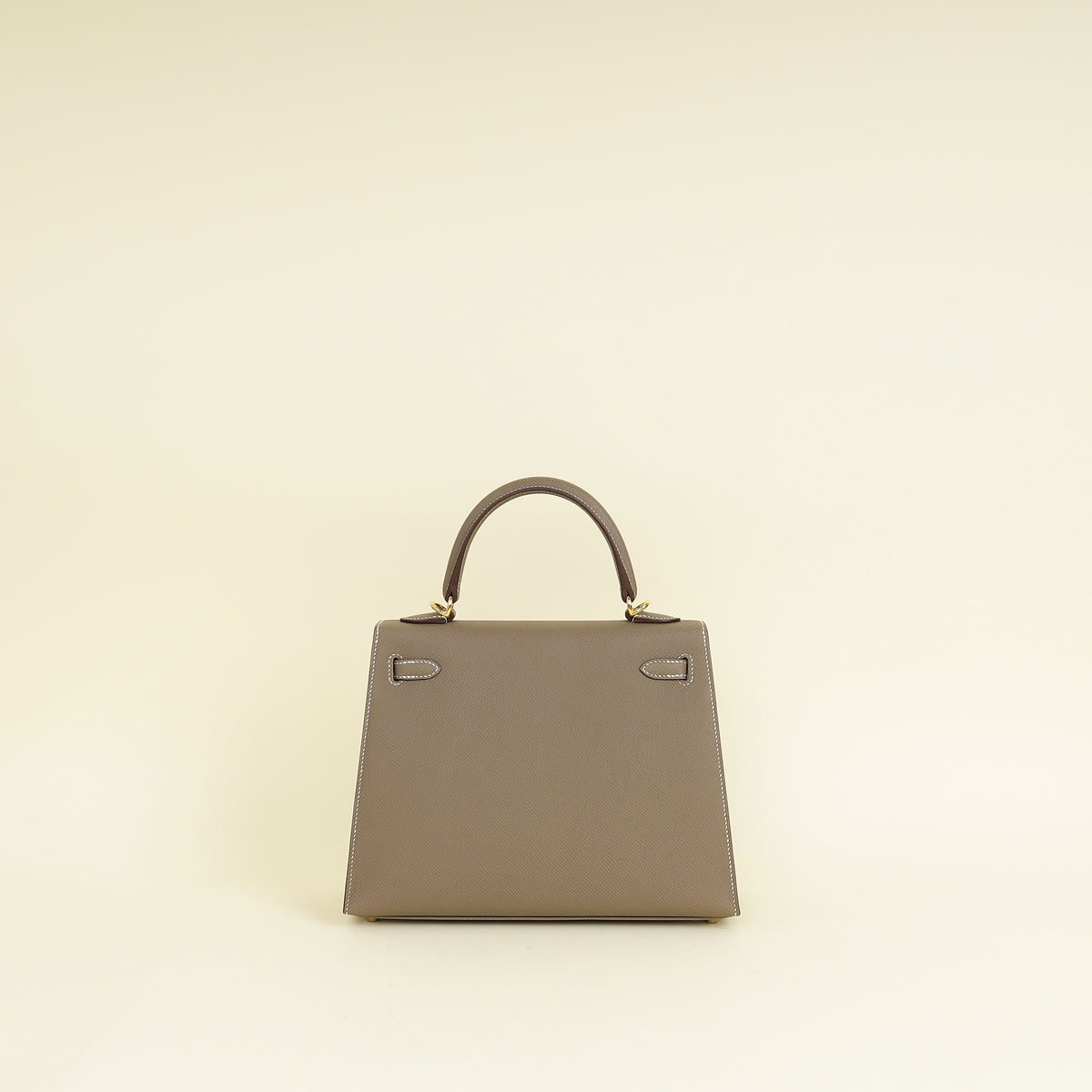 Hermes Etoupe Kelly Sellier 25 Bag