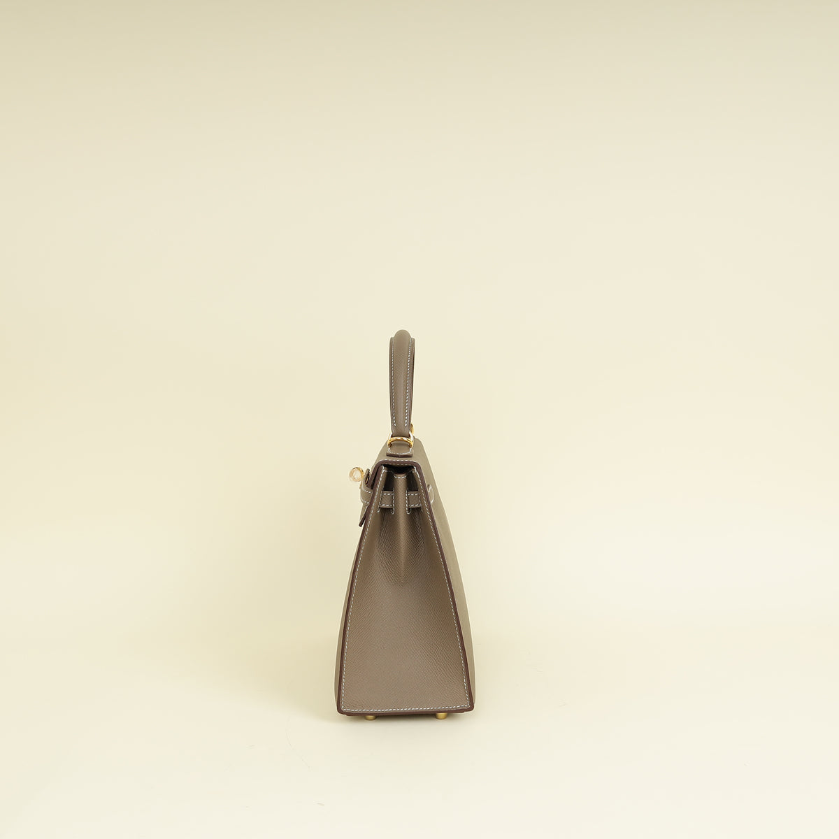 Hermes Etoupe Kelly Sellier 25 Bag