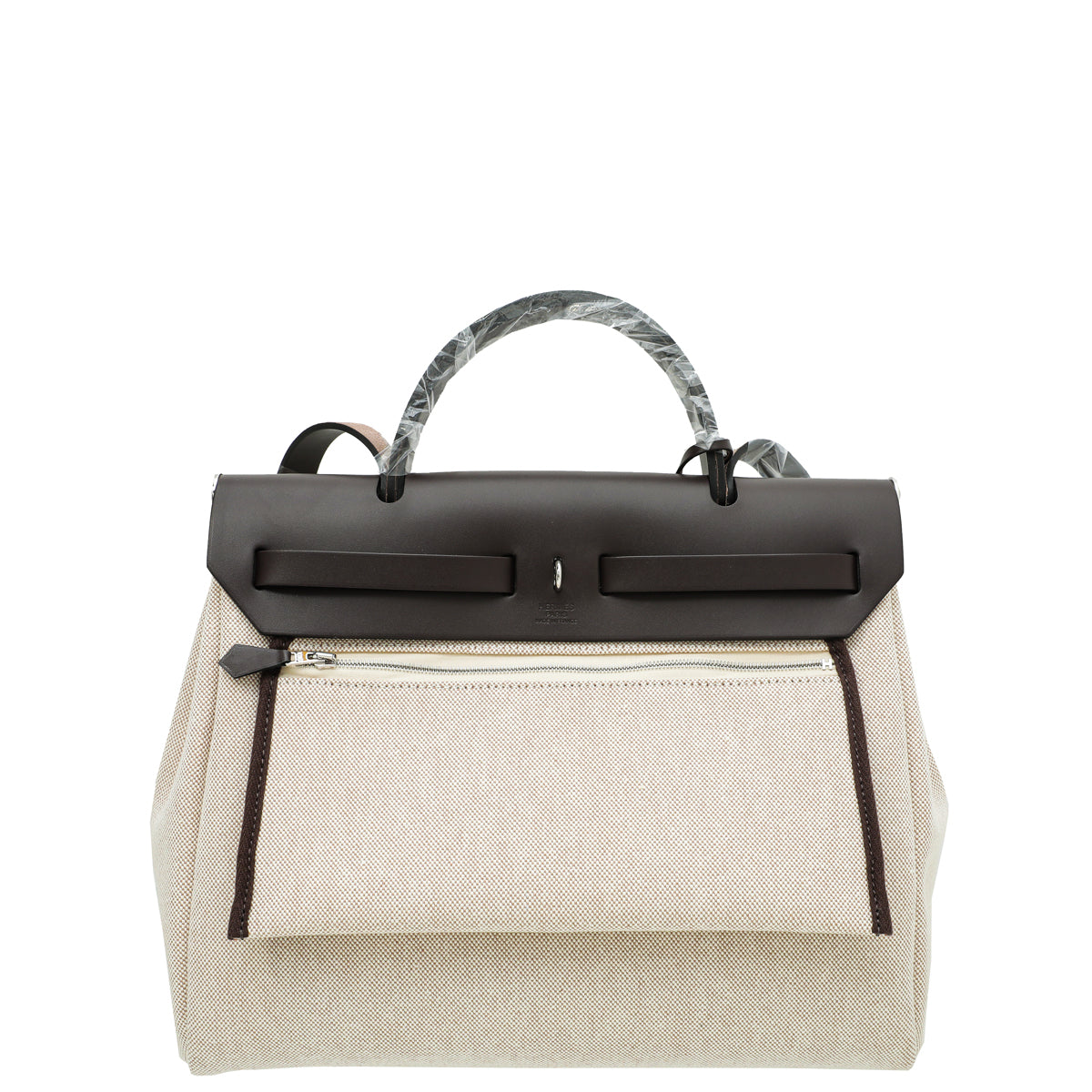 Hermes Ebene Vache Hunter Chaine D'Ancre Herbag 31 PM Bag-Hermes-THE CLOSET