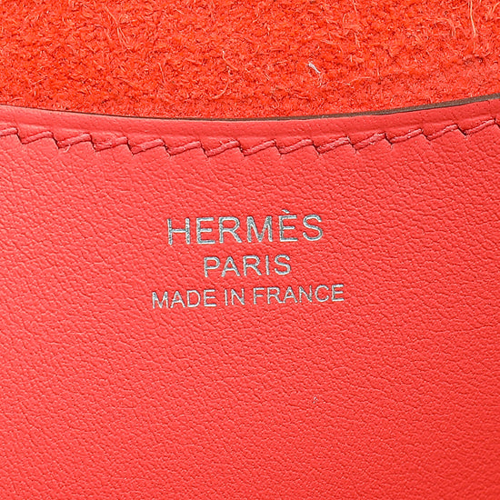 Hermes Rose Texas In-The-Loop 18 Bag