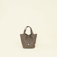 Hermes Etoupe Picotin Lock 22 Bag