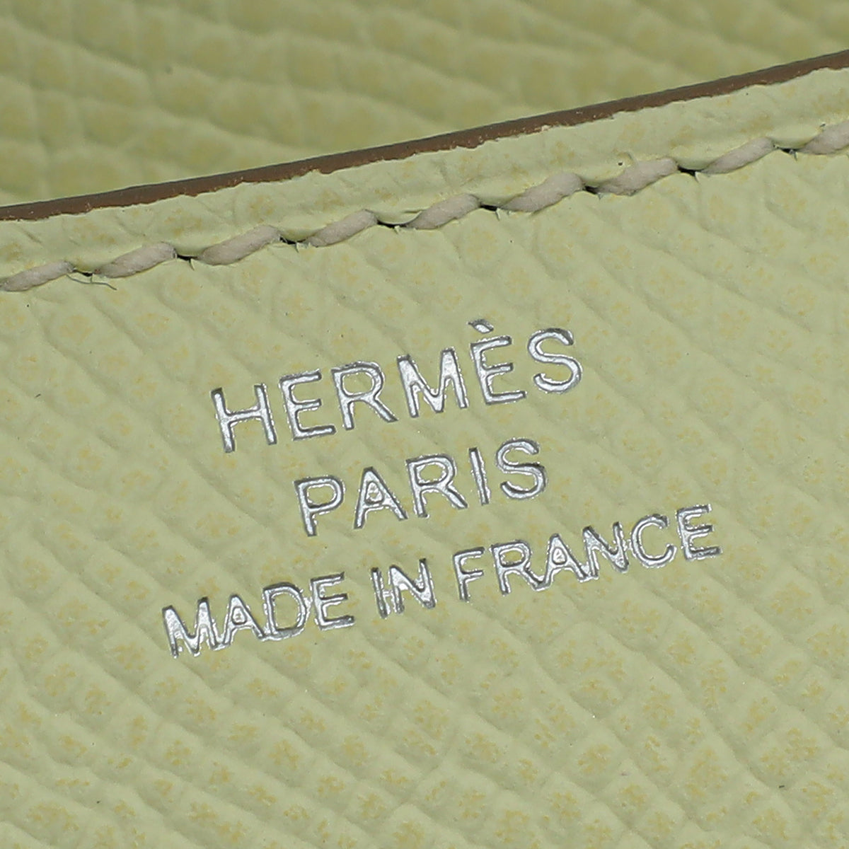 Hermes Jaune Milton Constance III 18 Re-Edition Mini Bag