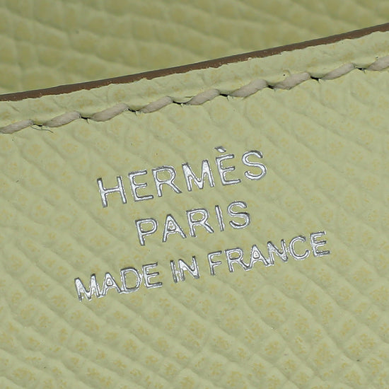 Hermes Jaune Milton Constance III 18 Re-Edition Mini Bag