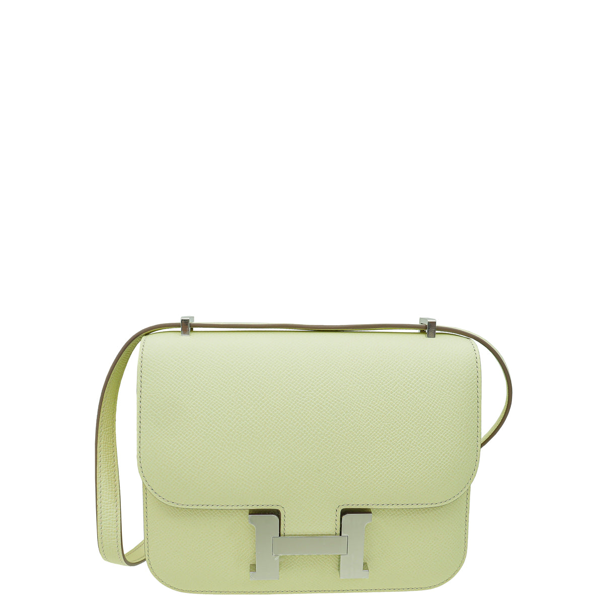 Hermes Jaune Milton Constance III 18 Re-Edition Mini Bag