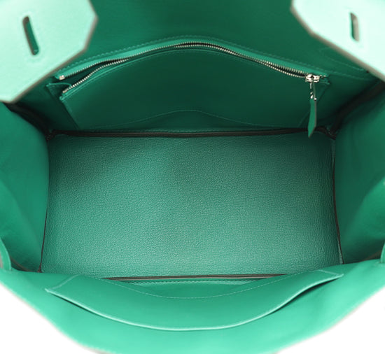 Hermes Vert Jade Birkin 30 Bag