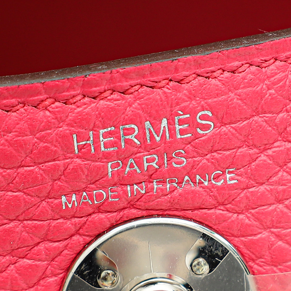 Hermes Bicolor Mini Lindy Verso Bag