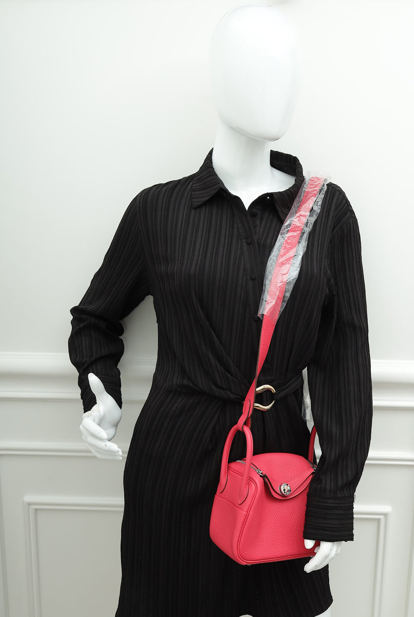 Hermes Bicolor Mini Lindy Verso Bag — image 13 of 13
