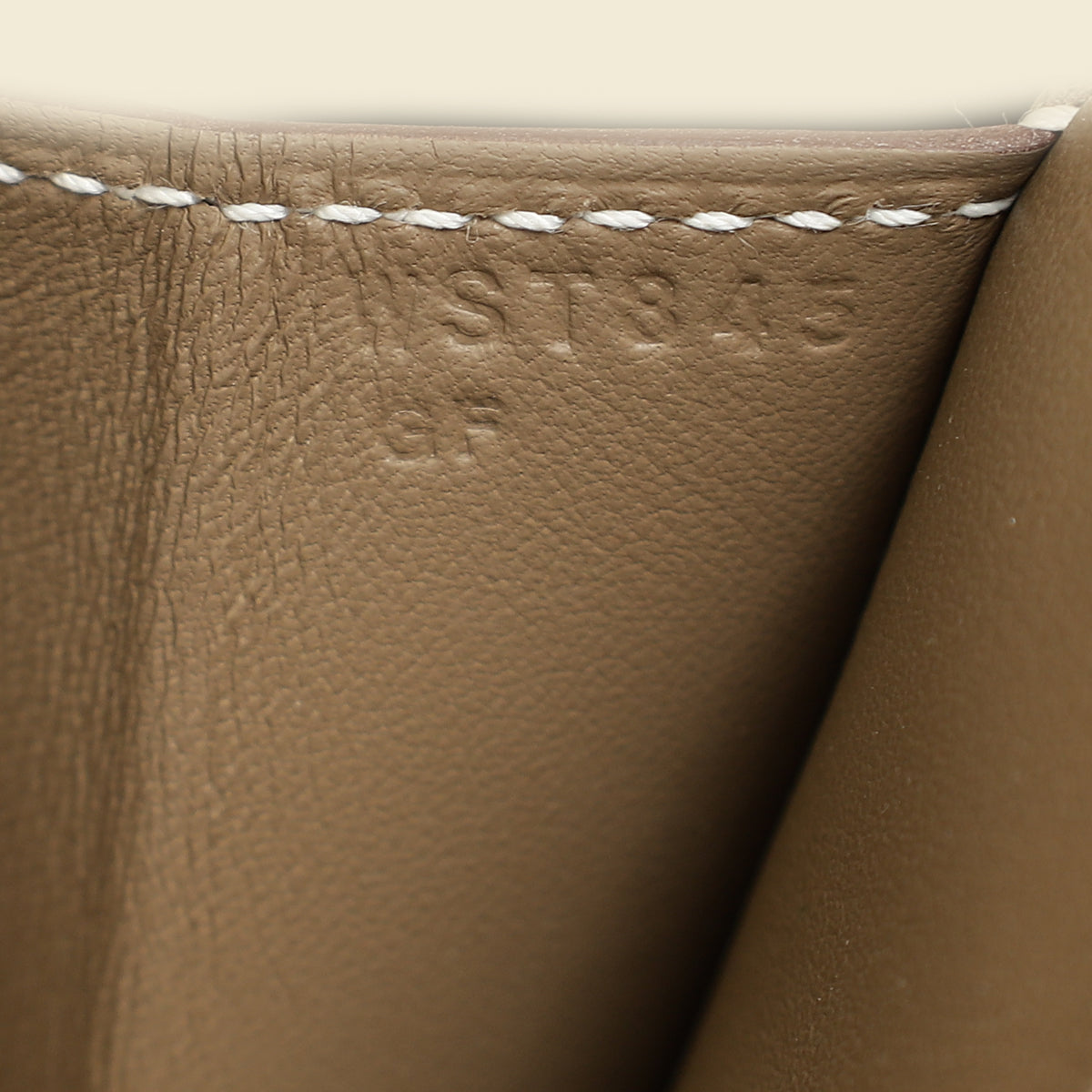 Hermes Etoupe Birkin Shadow Clutch