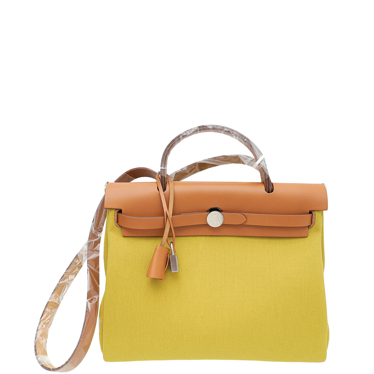 Hermes Bicolor Herbag 31 Retourne Vache Hunter Toile PM Bag-Hermes-THE CLOSET