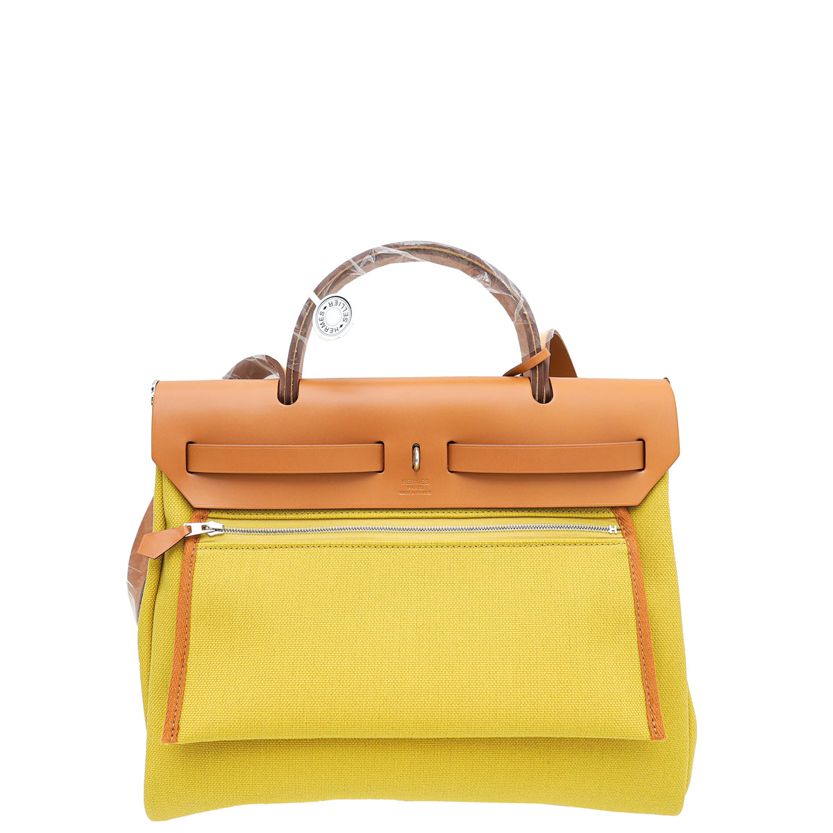 Hermes Bicolor Herbag 31 Retourne Vache Hunter Toile PM Bag-Hermes-THE CLOSET