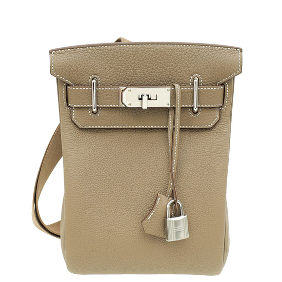 Hermes Etoupe Hac A Dos PM Bag