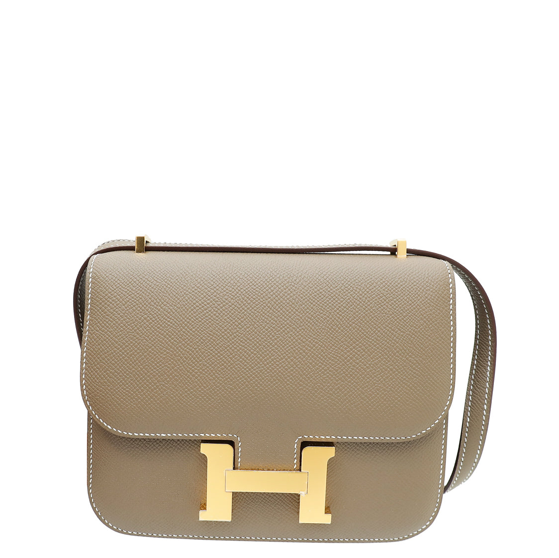 Hermes Etoupe Constance III Mini Re-Edition Bag