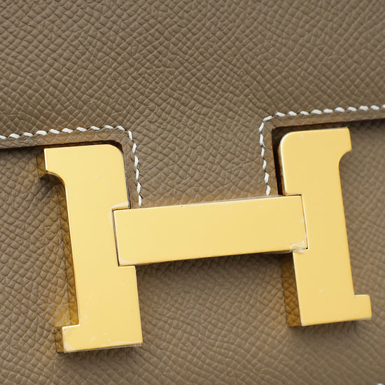 Hermes Etoupe Constance III Mini Re-Edition Bag