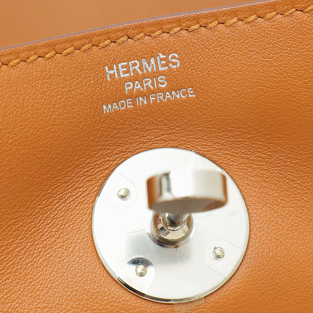 Hermes Gold Lindy 26 Tressage Bag