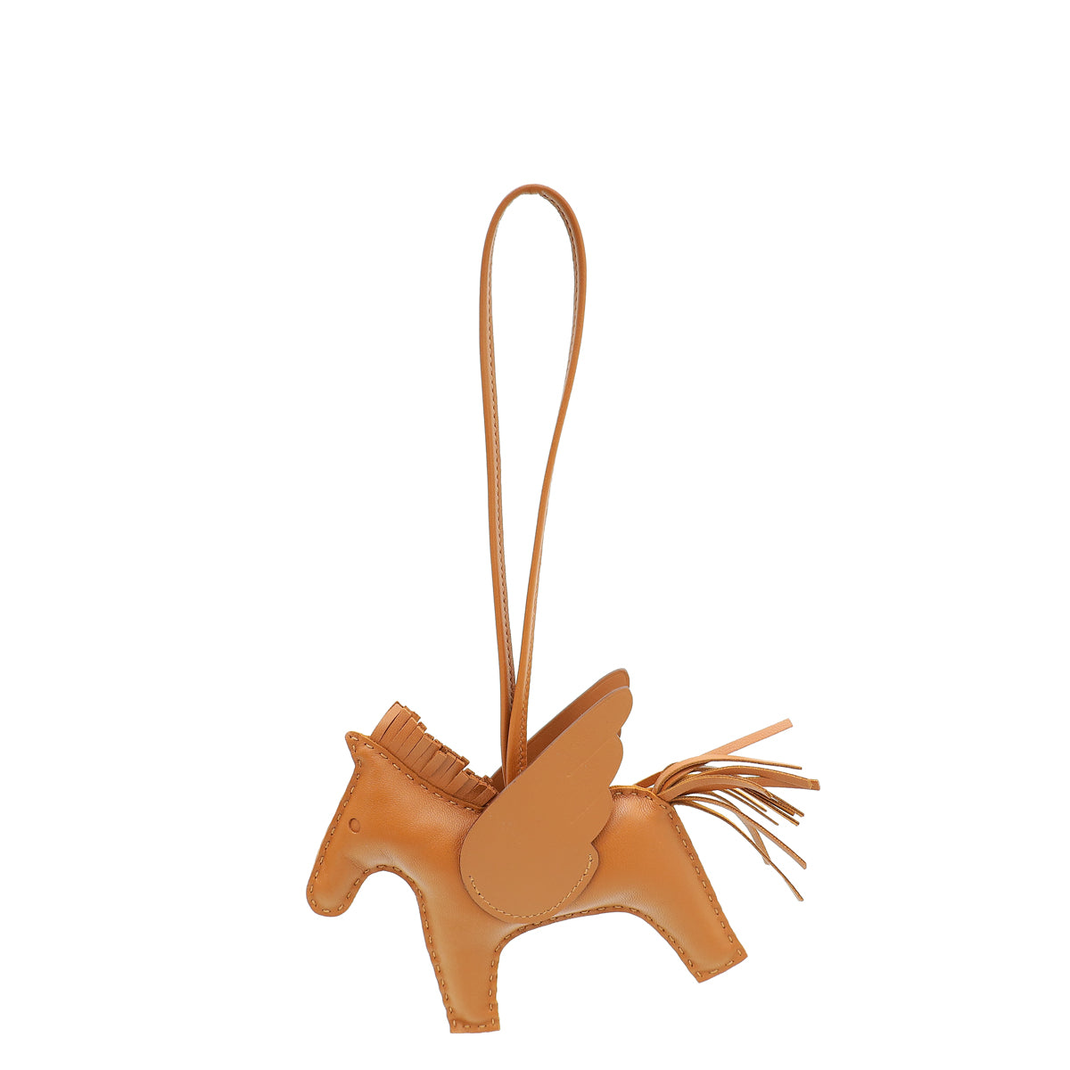 Hermes Gold Grigri Rodeo Pegase Horse MM Bag Charm-Hermes-THE CLOSET
