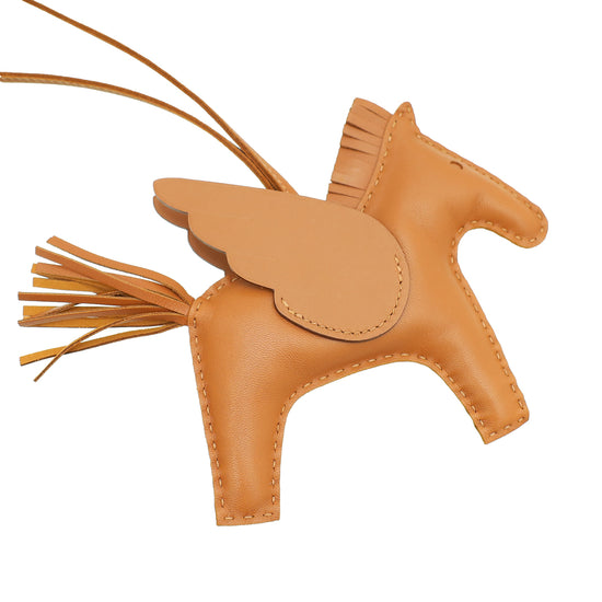 Hermes Gold Grigri Rodeo Pegase Horse MM Bag Charm